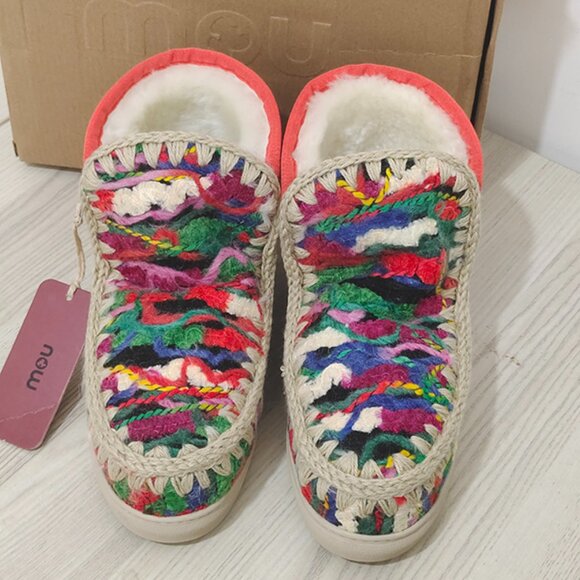Mou Shoes - Mou Wool Eskimo Sneaker - Multi